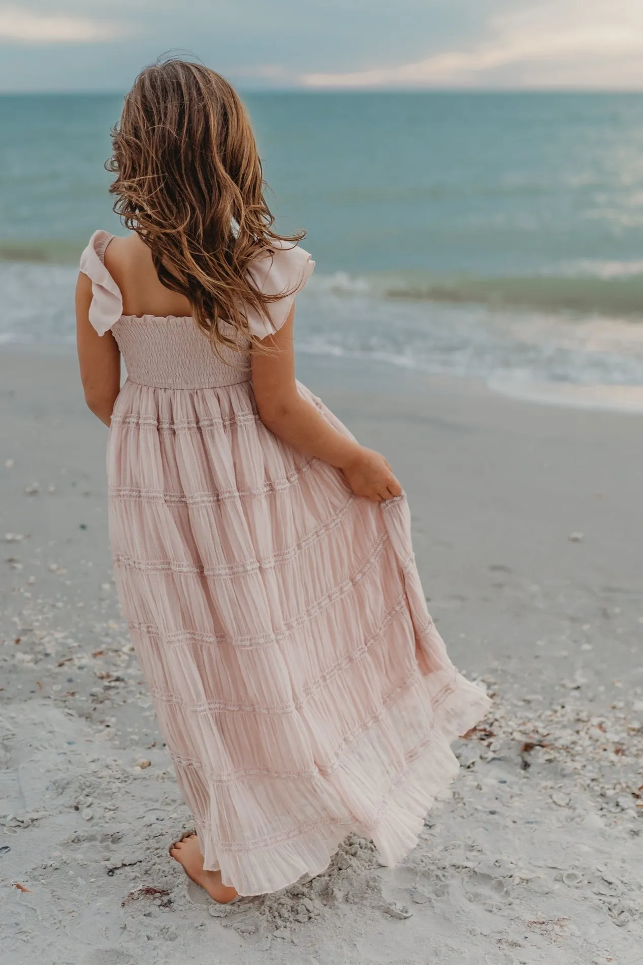 Marabella Dress (soft pink chiffon)