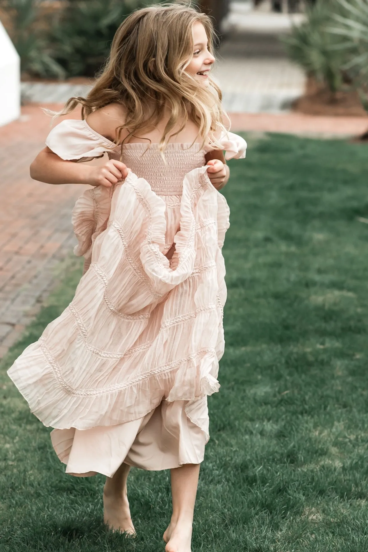 Marabella Dress (soft pink chiffon)