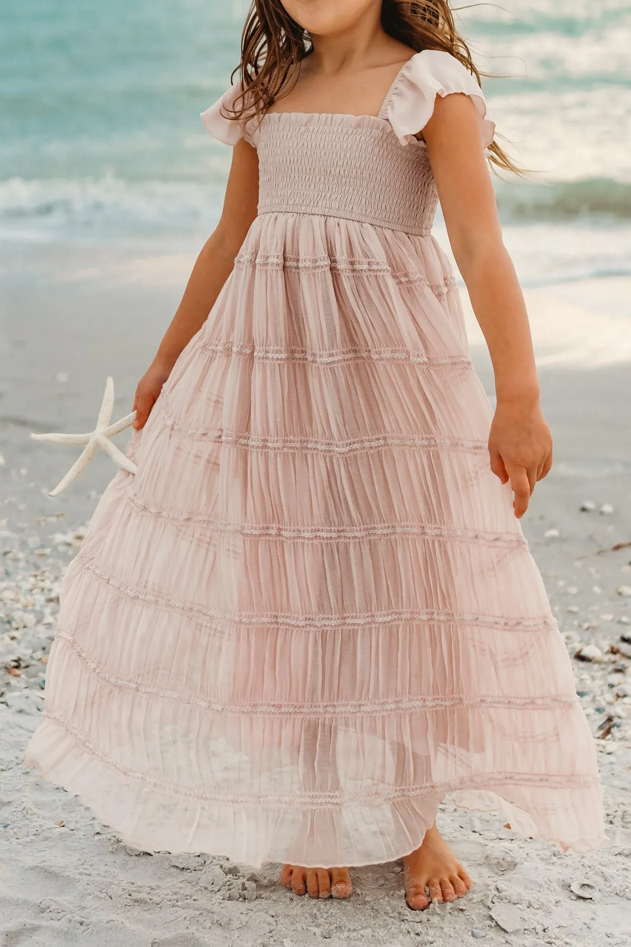 Marabella Dress (soft pink chiffon)