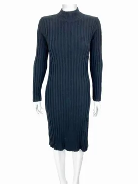 Nordstrom BP Women's Ribbed Turtleneck Sweater Dress Black Size M with Tags