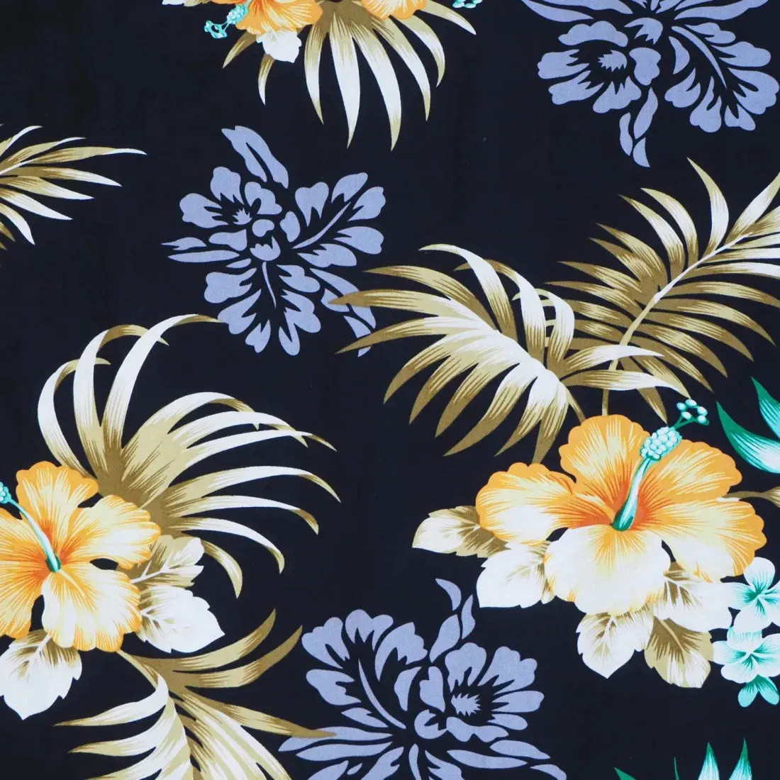 Passion Black Maxi Hawaiian Dress