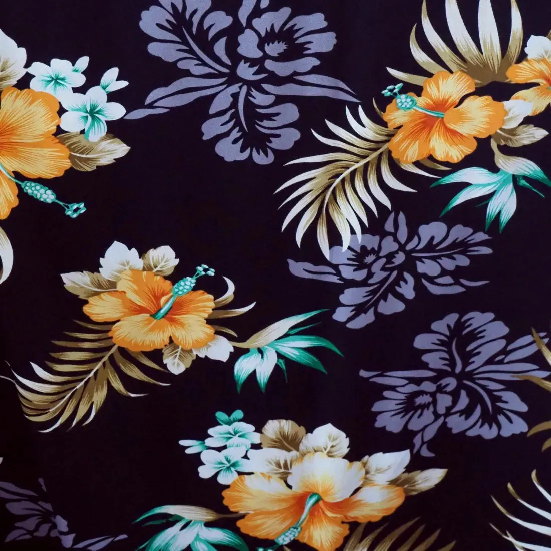 Passion Black Maxi Hawaiian Dress