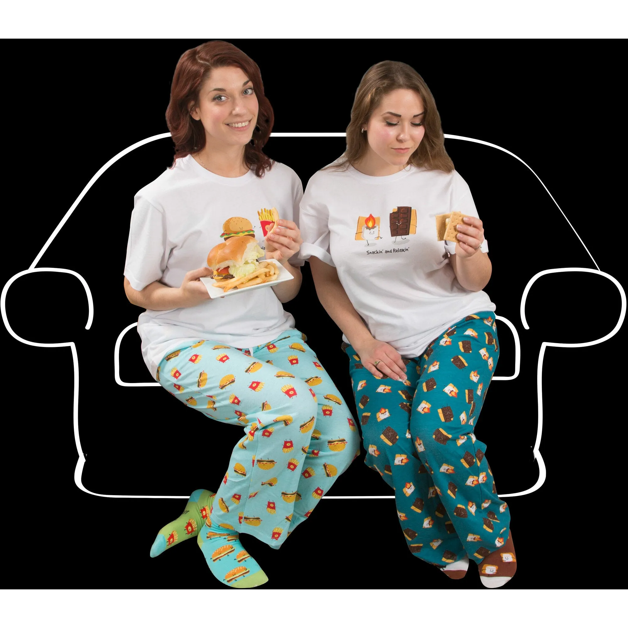 S'mores Teal Unisex Lounge Pants