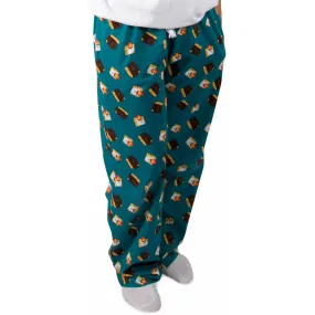 S'mores Teal Unisex Lounge Pants