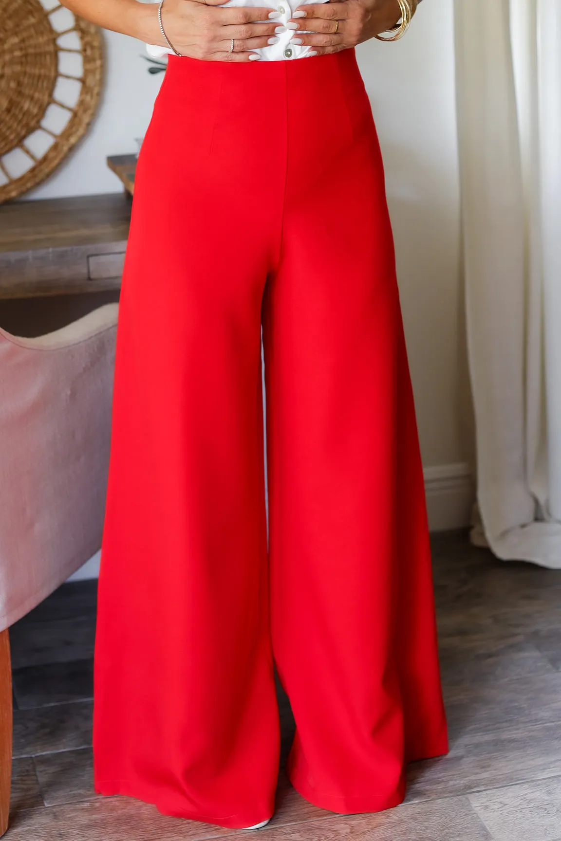 The Alessandra Wide Leg Pants- 3 Colors