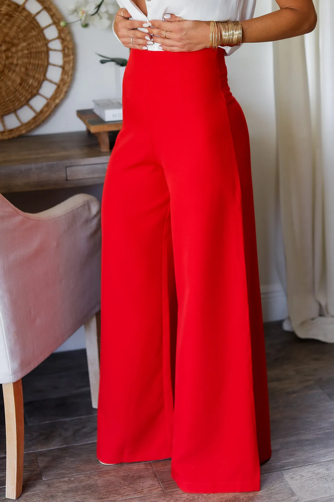 The Alessandra Wide Leg Pants- 3 Colors