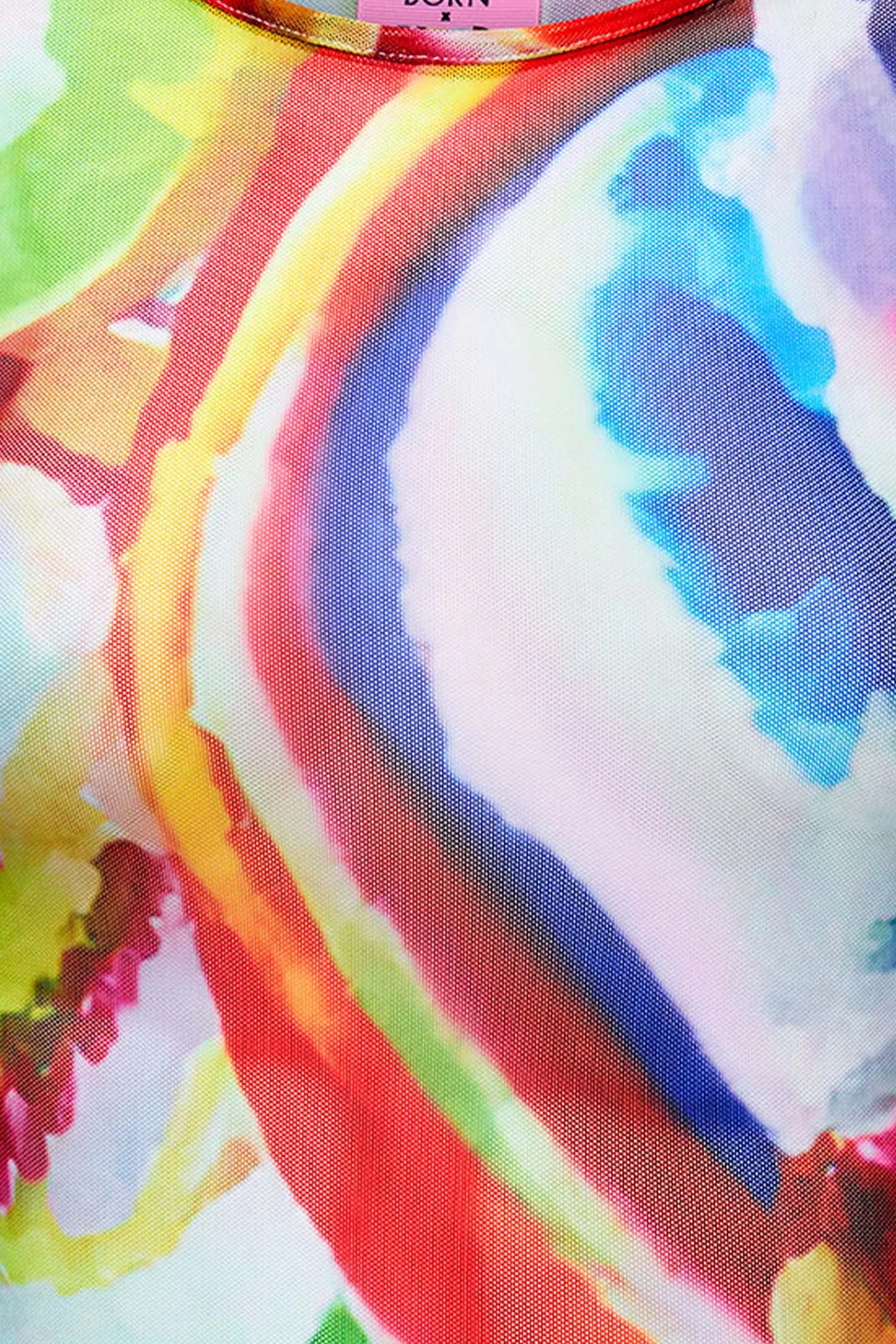 watercolour mesh top